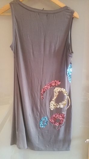 Brand new, "Rare" Embellished sequined grey vest