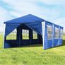 3 x 9 m UV Protection Gazebo Party Tent with 8 Side Panels, Marquee Garden, Market, Wedding and Waterproof Party Tent Image 2