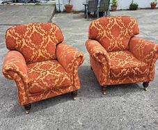Two beautiful armchairs by Finline Furniture