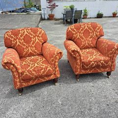 Two beautiful armchairs by Finline Furniture