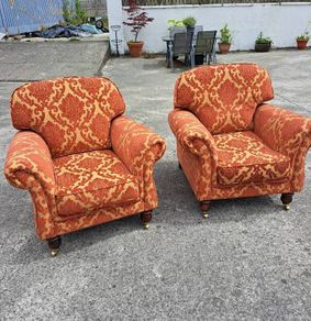 Two beautiful armchairs by Finline Furniture