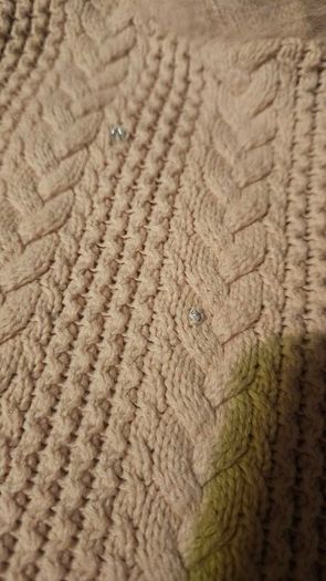 Designer Miss mona baby pink wooly girls dress age 7to 8 hoody