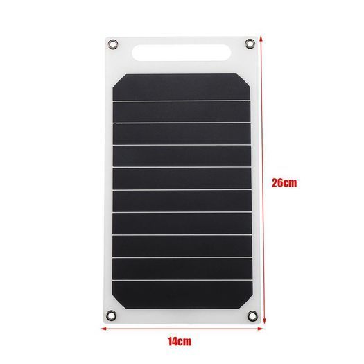 5V 10W DIY Solar Panel Slim Light USB Charger Charging Portable Power Bank Pad Universal For Phone Lighting Car Charger