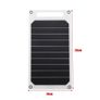 5V 10W DIY Solar Panel Slim Light USB Charger Charging Portable Power Bank Pad Universal For Phone Lighting Car Charger Image 3