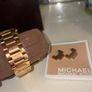 Michael Kors Rose Gold Watch Genuine Image 4
