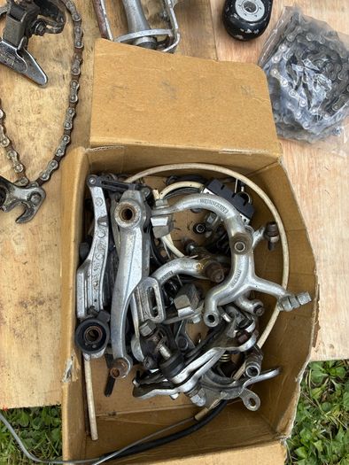 Job lot of bicycle parts