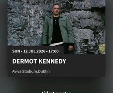 X2 standing tickets for tonight Dermot Kennedy