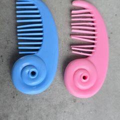 Sea Shell Combs x 2 HTF MLP G1 My Little Pony Accessories