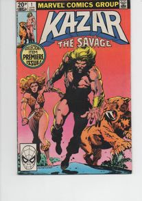 Kazar The Savage #1 A New Dawn... A New World 1981 Marvel Bronze Age Comic