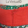 Orange and Green Vintage Maxi Skirt Image 3