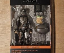Star Wars Din Djarin & The Child Deluxe Edition 6" Scale Black Series New & Unopened