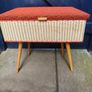 Vintage Sewing basket on legs Image 2