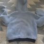 bershka borg/ teddy blue winter jacket Image 5