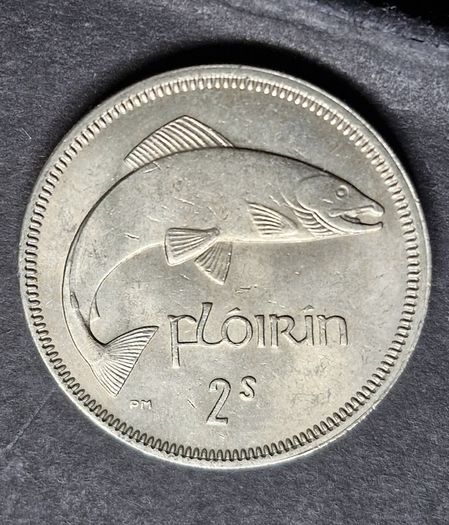 Ireland BU 1965 Florin 2s coin