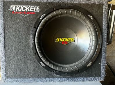 Kicker ES comp subwoofer enclosure and amp