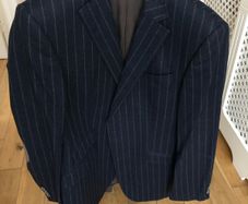 Italian pinstripe jacket separate 42L