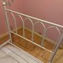 white Metal Single Bedframe Image 2