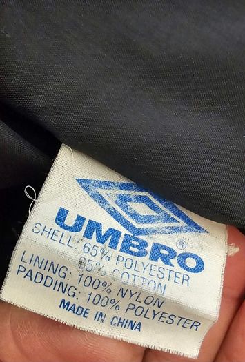 Vintage 1990s Umbro Ireland (FAI) Padded Bench Coat - Size L