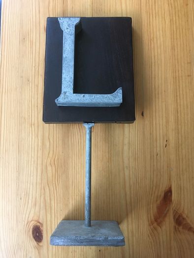 Zinc L Decoration