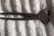 Antique 1880 double head hog ringer pliers vintage farm tool