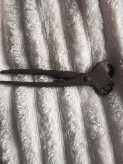 Antique 1880 double head hog ringer pliers vintage farm tool