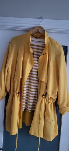 Ralph Sunburst Silk Parka Jacket Sz 16UK (Fit 14-18 UK) - Rrp 199 ( New)