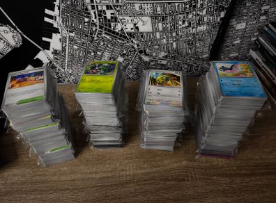 100 English Pokemon Cards ! No Duplicates ! Commons, Uncommons ! No Energies !