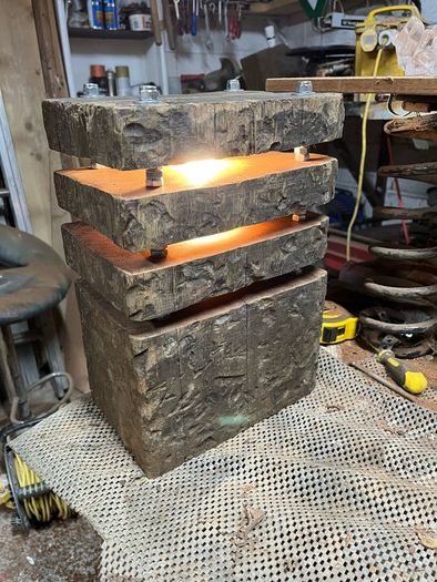 timber lamp