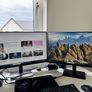 Total  2  Hannspree Monitors  24 inch Full HD Perfect WFH Setup Image 2