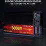Power inverter 12v 5000w power pure sine continues 2500w Image 3