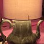 antique teapot lamp Image 3