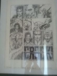 Original Slaine Artwork from 2000ad