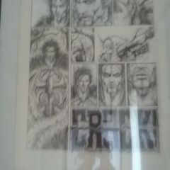 Original Slaine Artwork from 2000ad