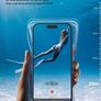 Lamicall Floating Waterproof Phone Pouch - [3D Seamless Body] IPX8 Waterproof Phone Case for Swimming Underwater Dry Bag with Lanyard for iPhone 17 16 15 14 13 12 Series, Samsung S23 [2 Pack] - White Image 2