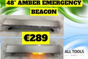 48 Inch Amber Emergency Beacon 12/24v