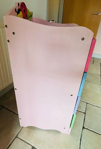 Teamson Kids hand painted set of childrens 4 drawers