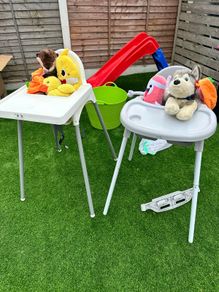 high chair with freebies stuffy in-situ