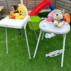 high chair with freebies stuffy in-situ
