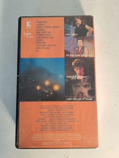 3 80's VHS Tapes