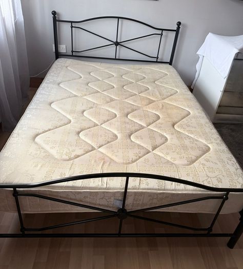 Bed with mattress