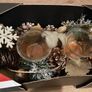 christmas candle holder centre piece natural decor brand new Image 5