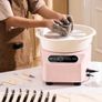 Pottery Wheel, 11 inch Pottery Forming Machine, 350W Electric Wheel for Pottery with Foot Pedal and LCD Touch Screen, Image 6