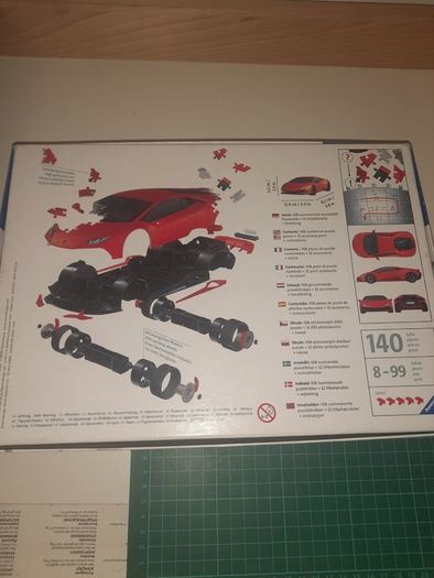 Ravensburger 3D Puzzles  Eiffel Tower Night Edition & Lamborghini Huracan