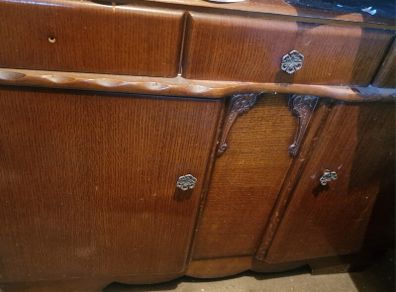 Vintage Oak Sideboard