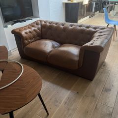 Stylish leather sofa