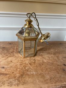brass lantern