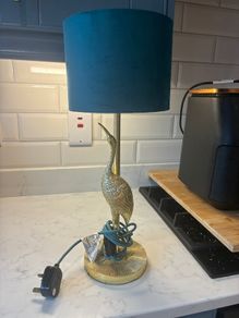 Habitat Japonica Gold Crane Table Lamp