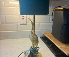 Habitat Japonica Gold Crane Table Lamp