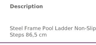 Pool Ladder