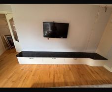 TV Unit Black Granite